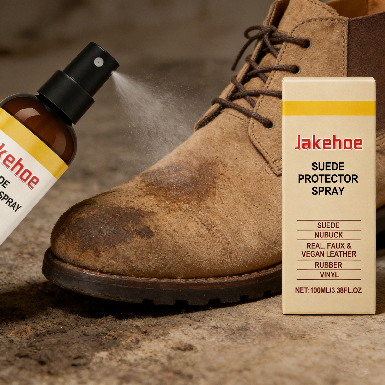 White Sneaker Care Kit - Suede Cleaner Spray Nubuck Care Kit