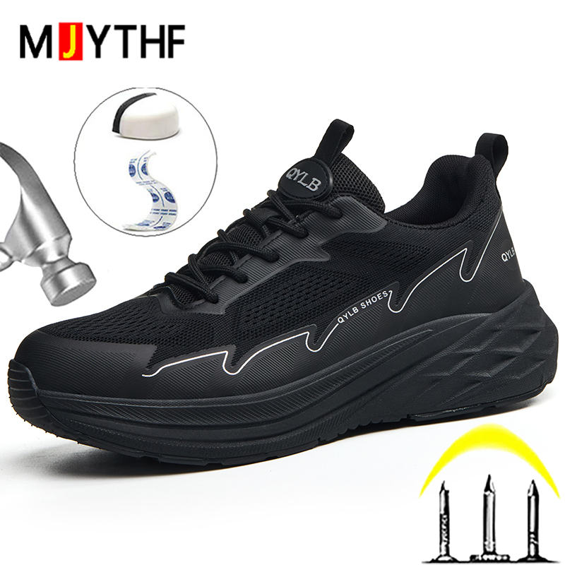 Sneaker Care - Lightweight Comfort Safety Shoes Men Anti-Smash