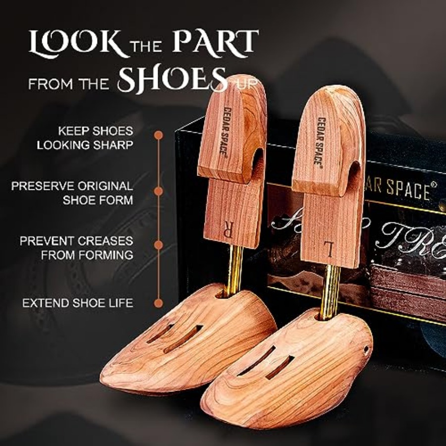 Cedar Space Wooden Shoe Stretc – обзор и цена Shoe Tree Cedar