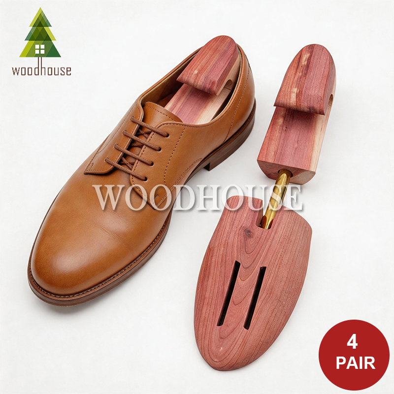 4-PACK Men's and Women's Singl – обзор и цена Shoe Tree Cedar