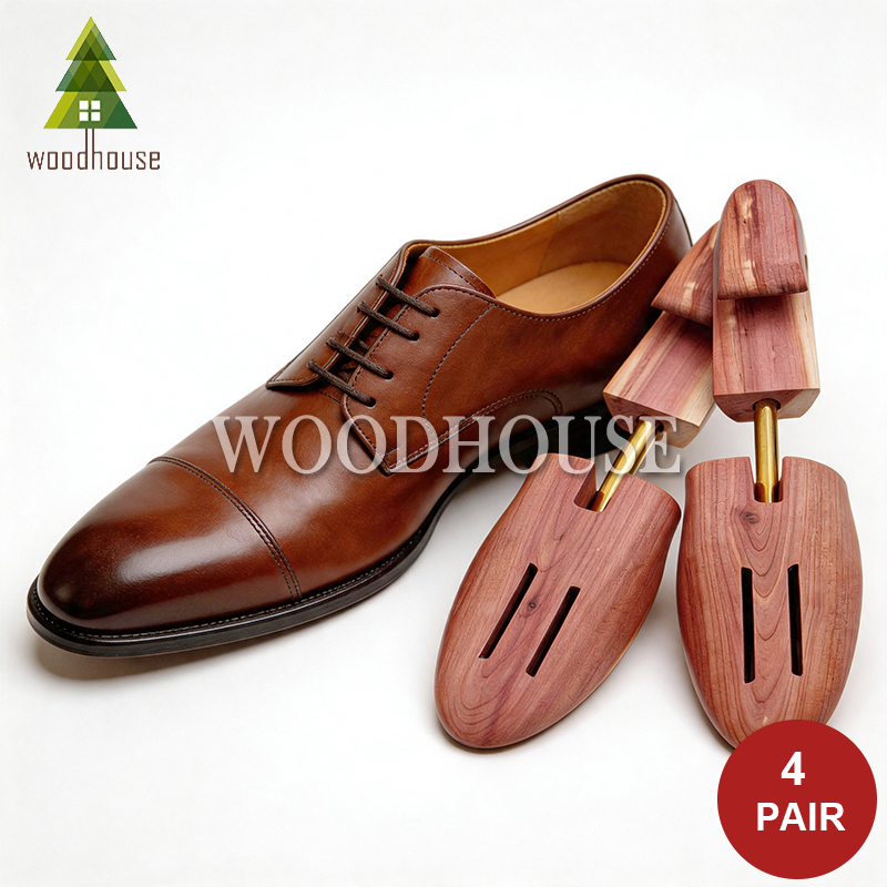 4-PACK Men's and Women's Singl – обзор и цена Shoe Tree Cedar