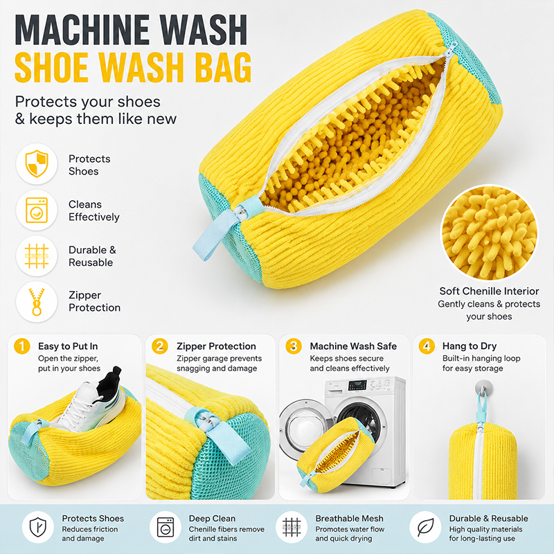 1/2Pcs Machine Wash Shoe Wash  – обзор и цена Sneaker Care